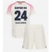 Bayer Leverkusen Aleix Garcia #24 Bortedraktsett Barn 2025-26 Korte ermer (+ Korte bukser)